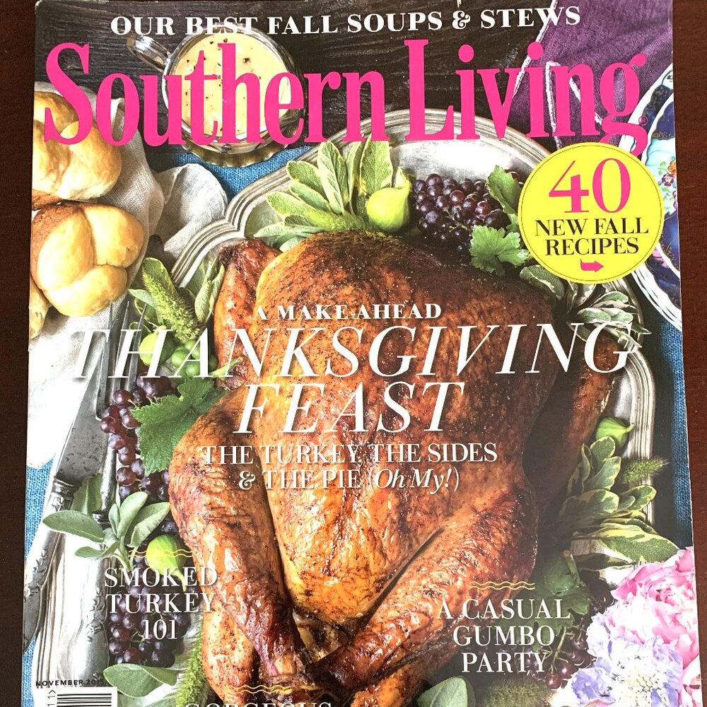 Southern Living Magazine Back Issue November 2015